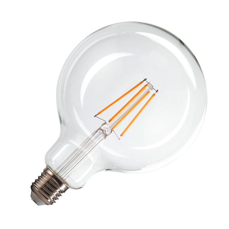 G125 E27 led transparant 7,5W 2700K CRI90 320°
