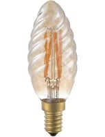 LED E14 Fila Twisted Candle C35x100 230V 250Lm 4W 922 AC Gol