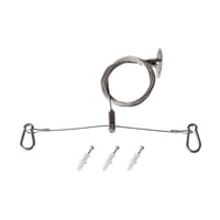 ALMINO pendelophanging set zilvergrijs