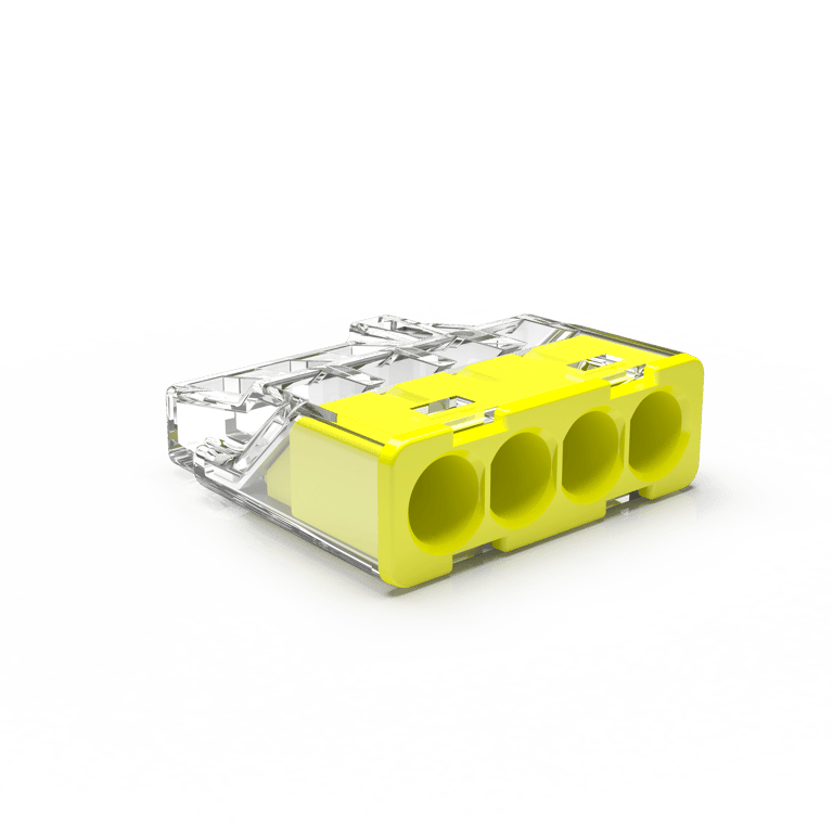transparante mini lasklem 4 V(massief 0.2-2,5 mm²)