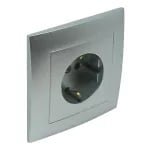 Efapel inb. wcd ra kv 1voudig vpl aluminium