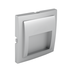 Efapel afdekplaat voor wit orientatie licht aluminium