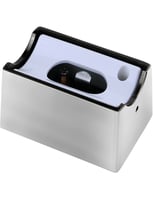 Lamp holder S14d metal housing chrome