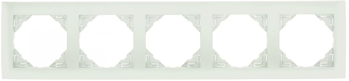 Efapel aquarella afdekr. 5v wit ice