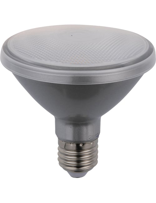 Masterlight - LED E27 PAR30 95x95 230V 650Lm 10W 827 36° AC Silver Dim IP6 SL642775827-1