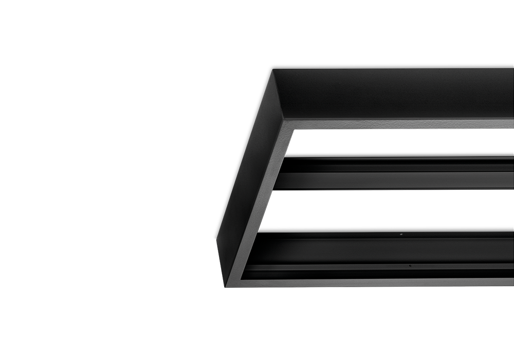 OPBOUWHUIS III LPS 120x30 ZWART