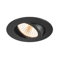 NEW TRIA® 68, plafondinbouwring, D: 8.2 H: 2.6 cm, IP20, zwart