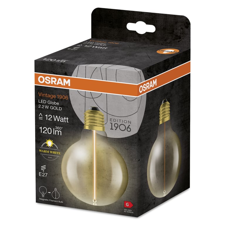 Vintage 1906® LED 12 2.2 W/2700 K E27