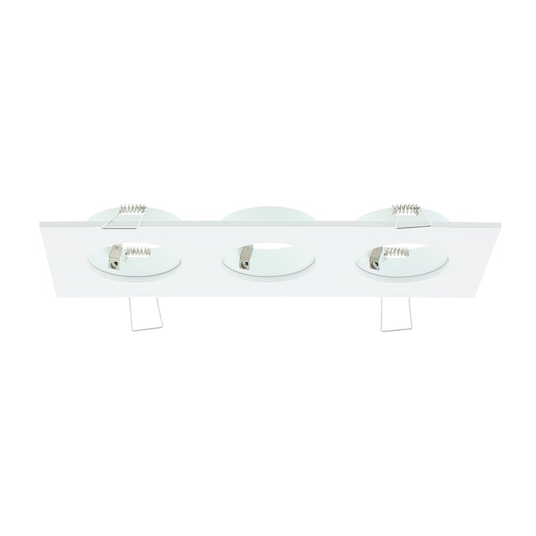 LUMIKO LED-IA-3VRH-W - Verona inbouwarmatuur, rechthoek, 3voudig, 80x2