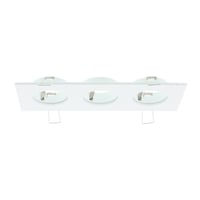 LUMIKO LED-IA-3VRH-W - Verona inbouwarmatuur, rechthoek, 3voudig, 80x2