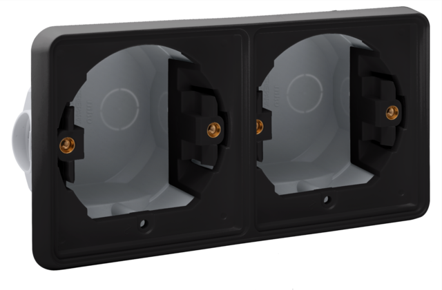 Inb kader tweevoudig horizontaal, black