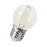 Calex LED Full Glass Filament Ball-lamp 220-240V 3,5W 350lm E27 P45, Clear 2700K CRI80 Dimmable, energy label A++