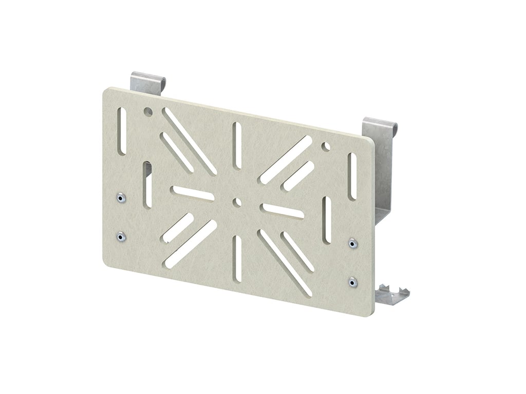 MP80 GRP MONTAGEPLAAT H=80mm