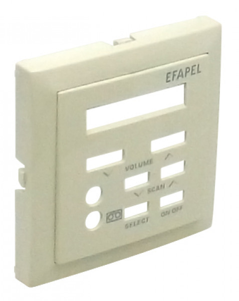 Efapel Cpl 1St. Kanaal Geluid Controle Fm, A.Klok A/Ir Creme