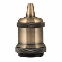 Retro Lampholder Alu E27 Bronze Antique