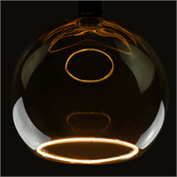 LED Floating Globe 300 smokey grey