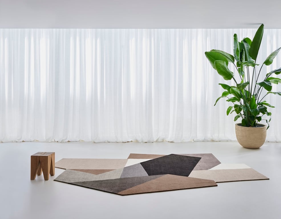 Design vloerkleed Gan Rugs Loko Natural