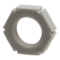 Wiska EMUG12 contramoer M12 grijs