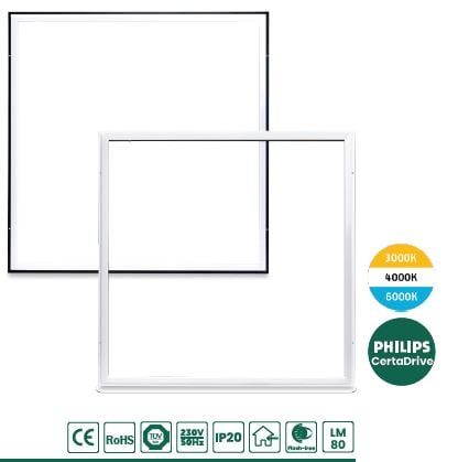 EDGE Zwart LED PANEL UNIEK DESIGN | 3CCT | 32W