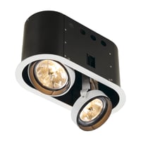 AIXLIGHT PRO 2 FRAME ROUND wit/zwart