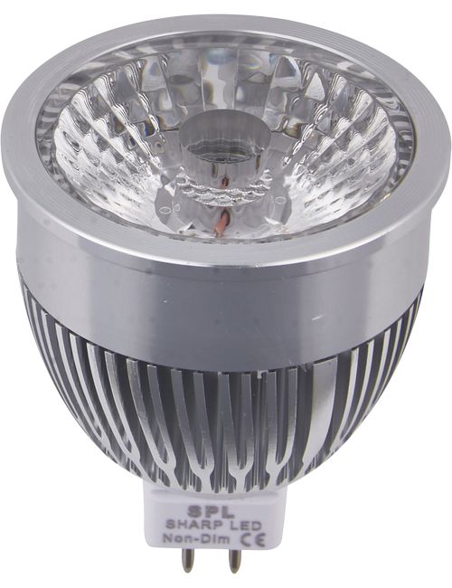 Masterlight - LED GU5.3 MR16 PMMA 50x62 12V 280Lm 4W 827 38° AC/DC Non-Dim S022533123