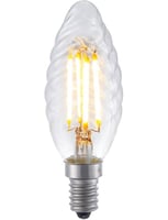 LED E14 Fila Twisted Candle C35x100 230V 250Lm 4W 922 AC Cle