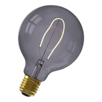 Calex NORA LED colors Globe G95 soft U-filament 220-240V 4W E27, Topaz Grey 2200K dimmable, energy label B