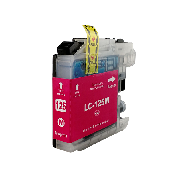 Brother LC-125XL M inktcartridge magenta hoge capaciteit huismerk