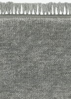 Kvadrat vloerkleed Harvest Coloured Fringes Warm Grijs c3333