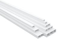 Efapel mini-kanaal 1 compart. wit b32mm-h16mm-l2m prijs p/mtr