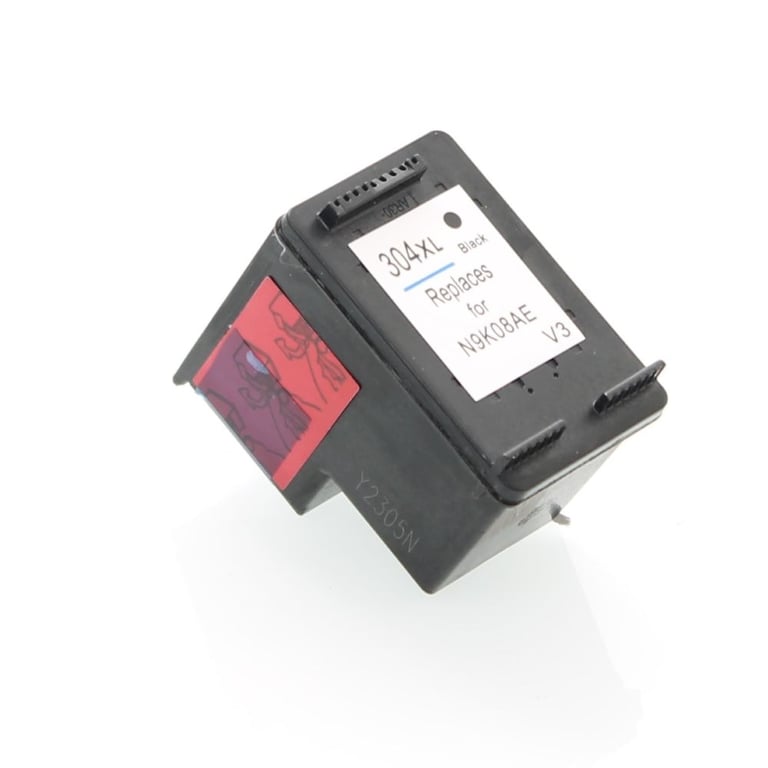 HP 304XL (N9K08AE) BK inktcartridge zwart hoge capaciteit huismerk - set 3 stuks