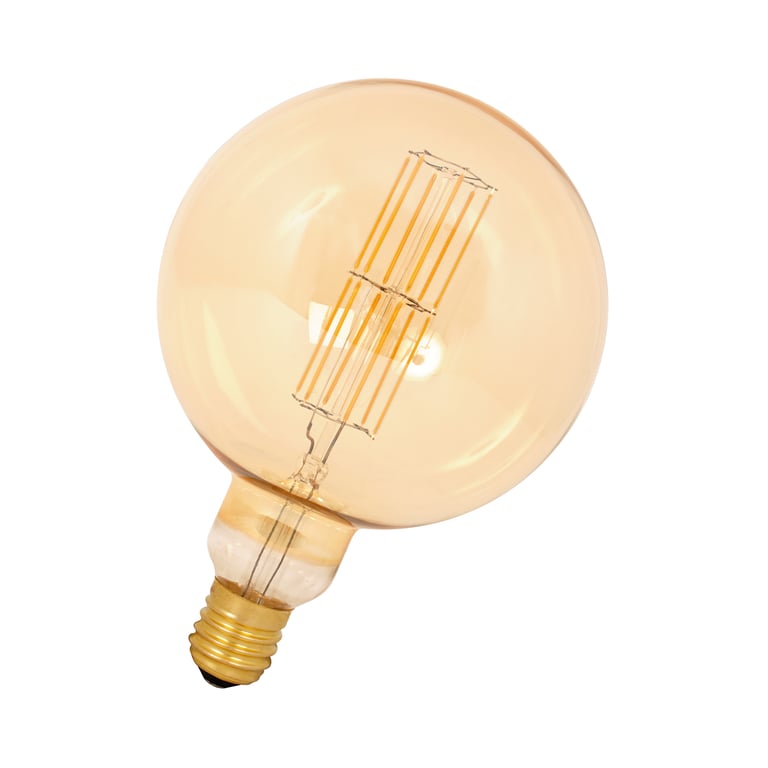 Calex LED Full Glass LongFilament MegaGlobe 220-240V 11W E40 G200, Gold 2100K Dimmable, energy label A+