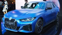 BMW i4 M50 xDrive Gran Coupé — Frozen Deep Grey metallic