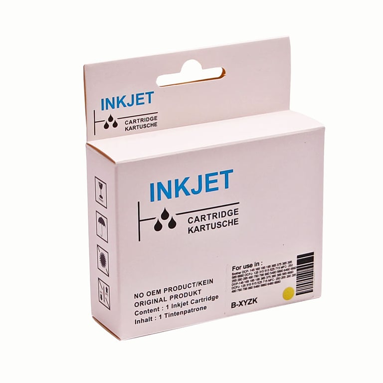 HP 82 (C4913A) Y inktcartridge yellow standaard capaciteit huismerk