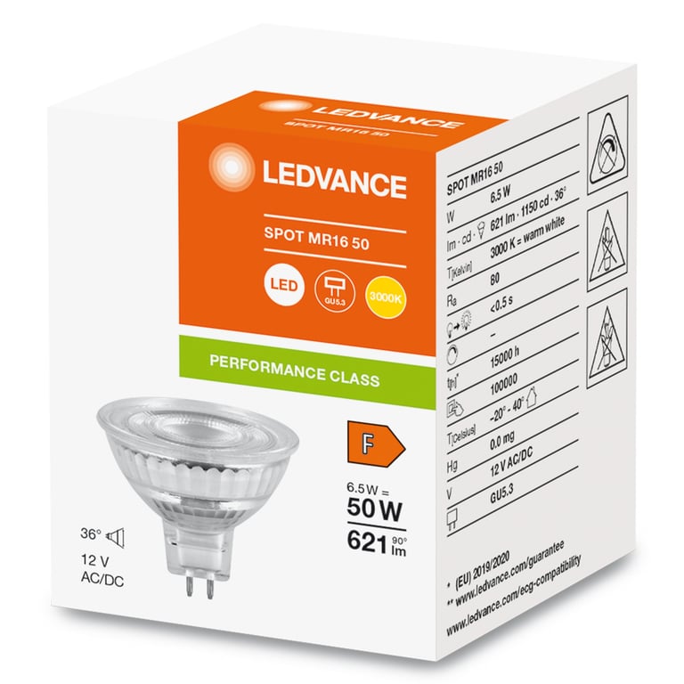 LED MR16 P 6.3W 830 GU5.3