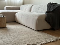 Wollen vloerkleed natuurlijk Veerle Beige