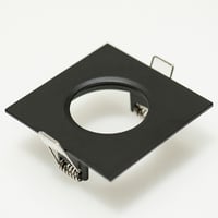 Downlight ring, vierkant 82(72)mm, zwart