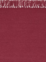 Kvadrat vloerkleed Kelim Coloured Fringes Bordeaux C3030