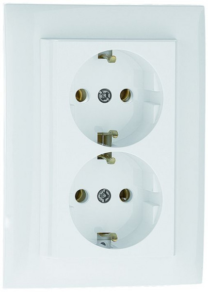 Efapel basis inb. wcd ra 2v xtr vlak enkel inb.doos wit