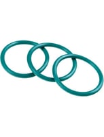 Masterlight - Rubber Ring for E27 base (water resistant) Green Small S604500005