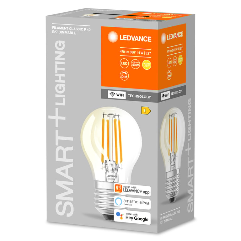 SMART+ Filament Mini Bulb Dimmable 40 4 W/2700 K E27 (CS à 1 PCE)