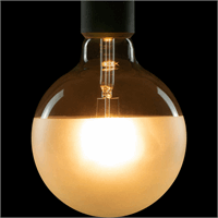 Segula - LED Globe 125 Half Moon frosted