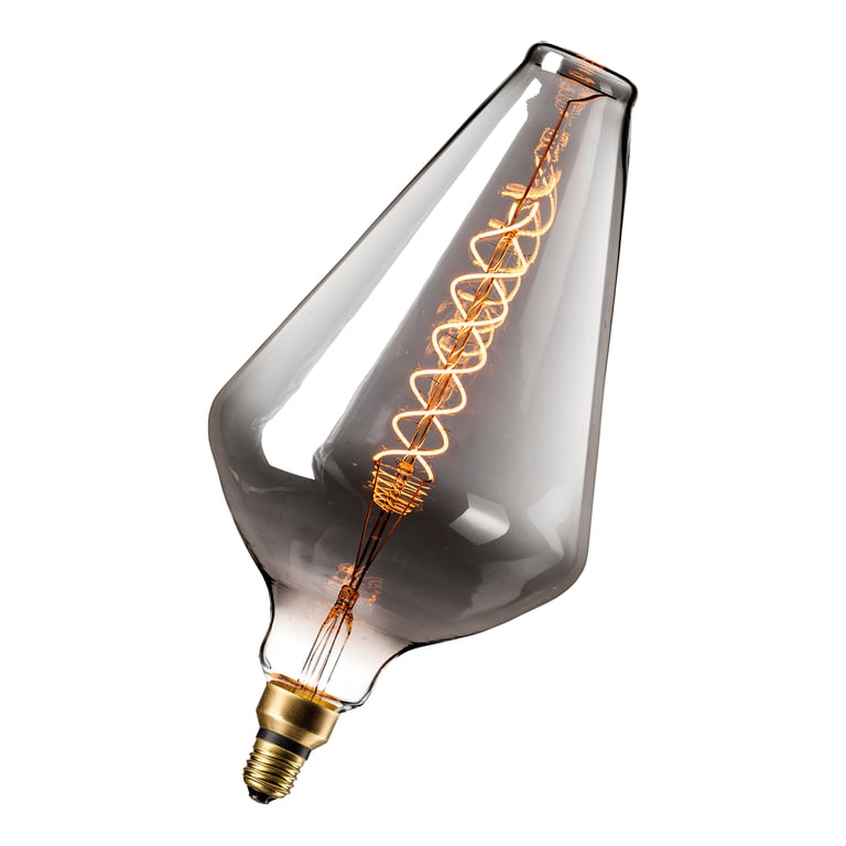 Calex XXL Vienna LED Lamp 220-240V 6W 80lm E27 VA188, Titanium 2200K dimmable, energy label B