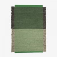 Kvadrat vloerkleed Fringe Groen 922