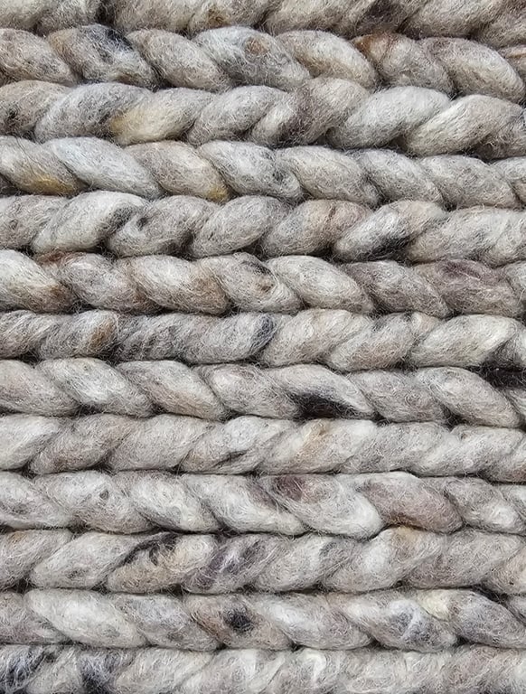 Wol geweven vloerkleed Lena Taupe 03