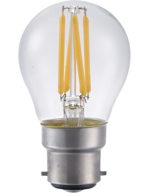 Masterlight - LED Ba22d Fila Ball G45x75 230V 320Lm 4W 925 AC Clear Dim SLF024020302