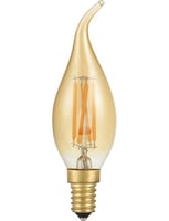 LED E14 Fila Tip Candle C35x120 230V 360Lm 4W 825 AC Gold Di