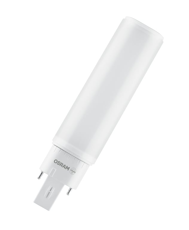 OSRAM DULUX® D LED EM & AC MAINS 6 W/3000K 100 mm (CS à 1 PCE)