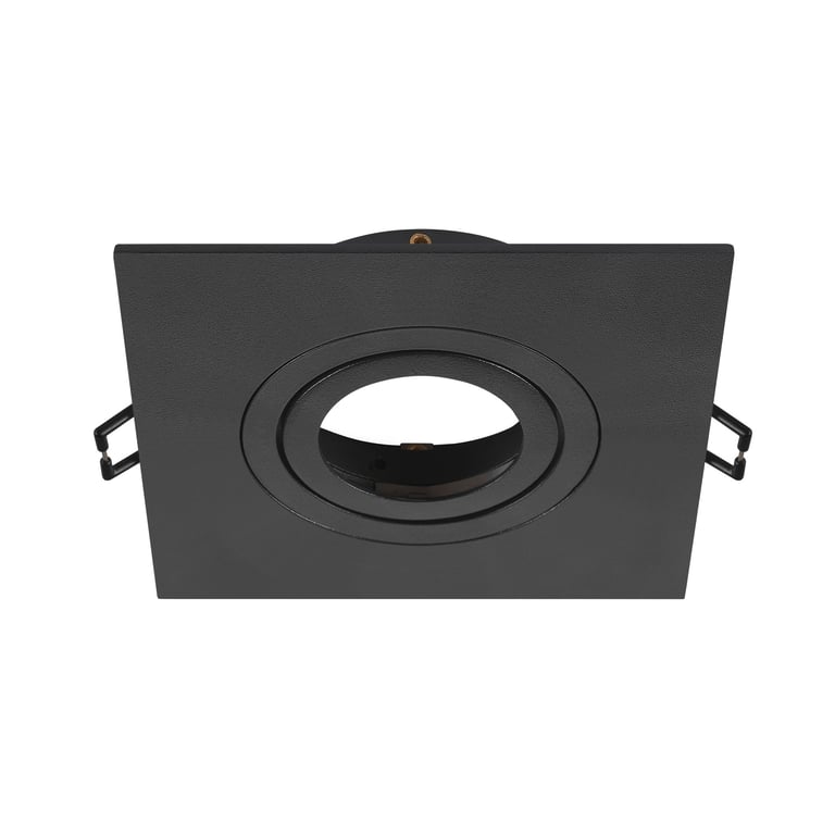 NEW TRIA® 75 XL, plafondinbouwring, L: 11 B: 11 H: 2.6 cm, zwart