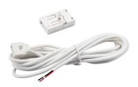 SlimLine kabel 3m met verbinding Vrouw. wit